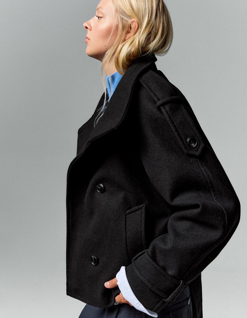 Elvéra | Funnel-Neck Trench Jacket