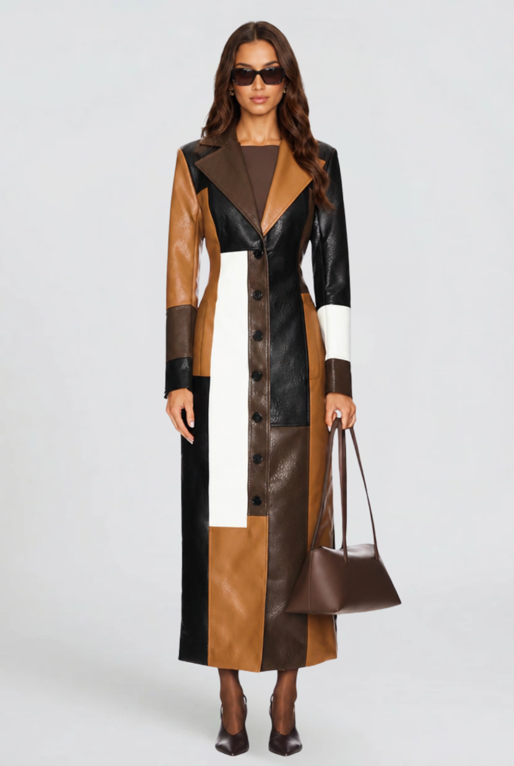 Rosaline Leather Coat