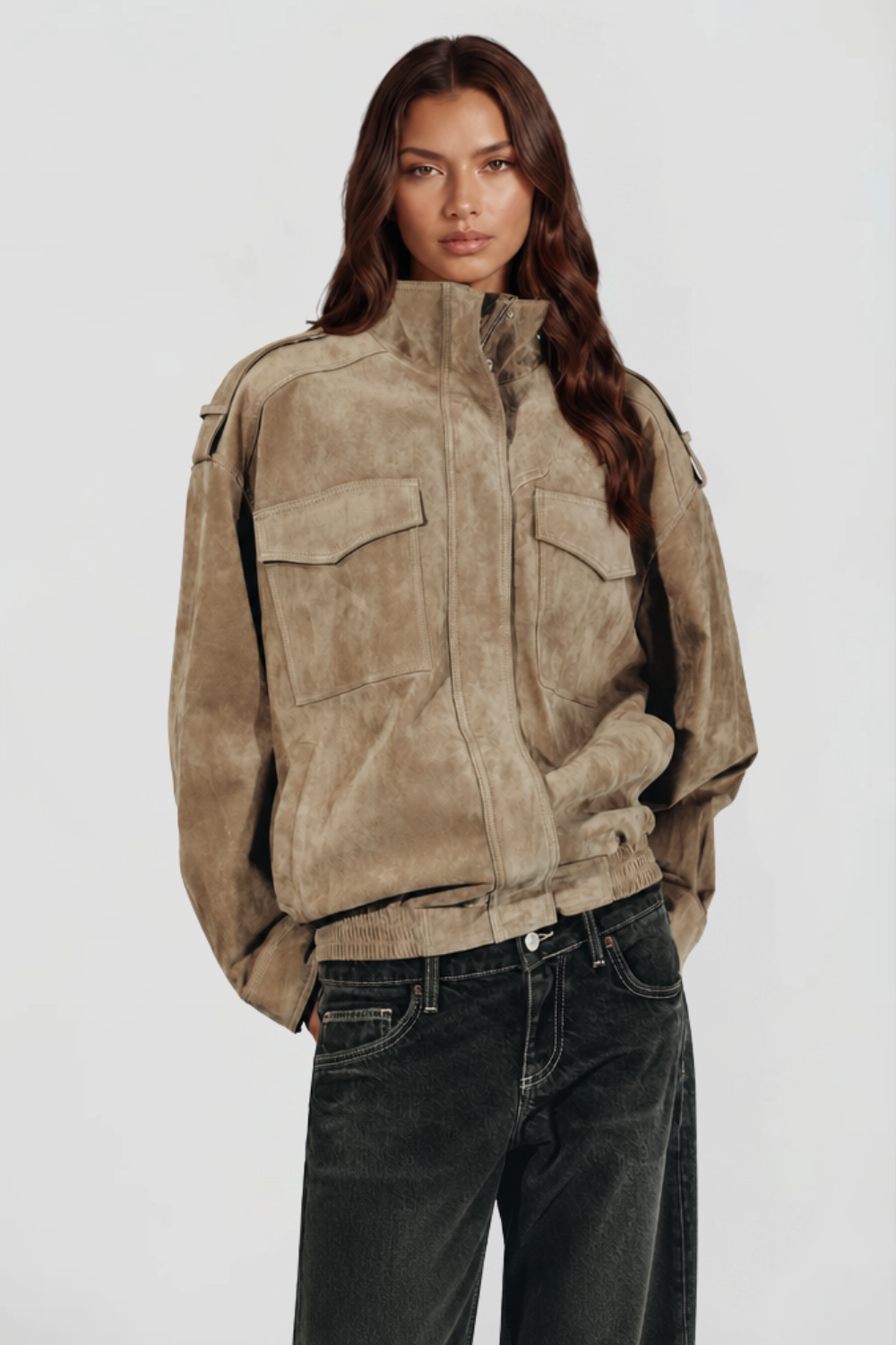 Alessa Suede Jacket