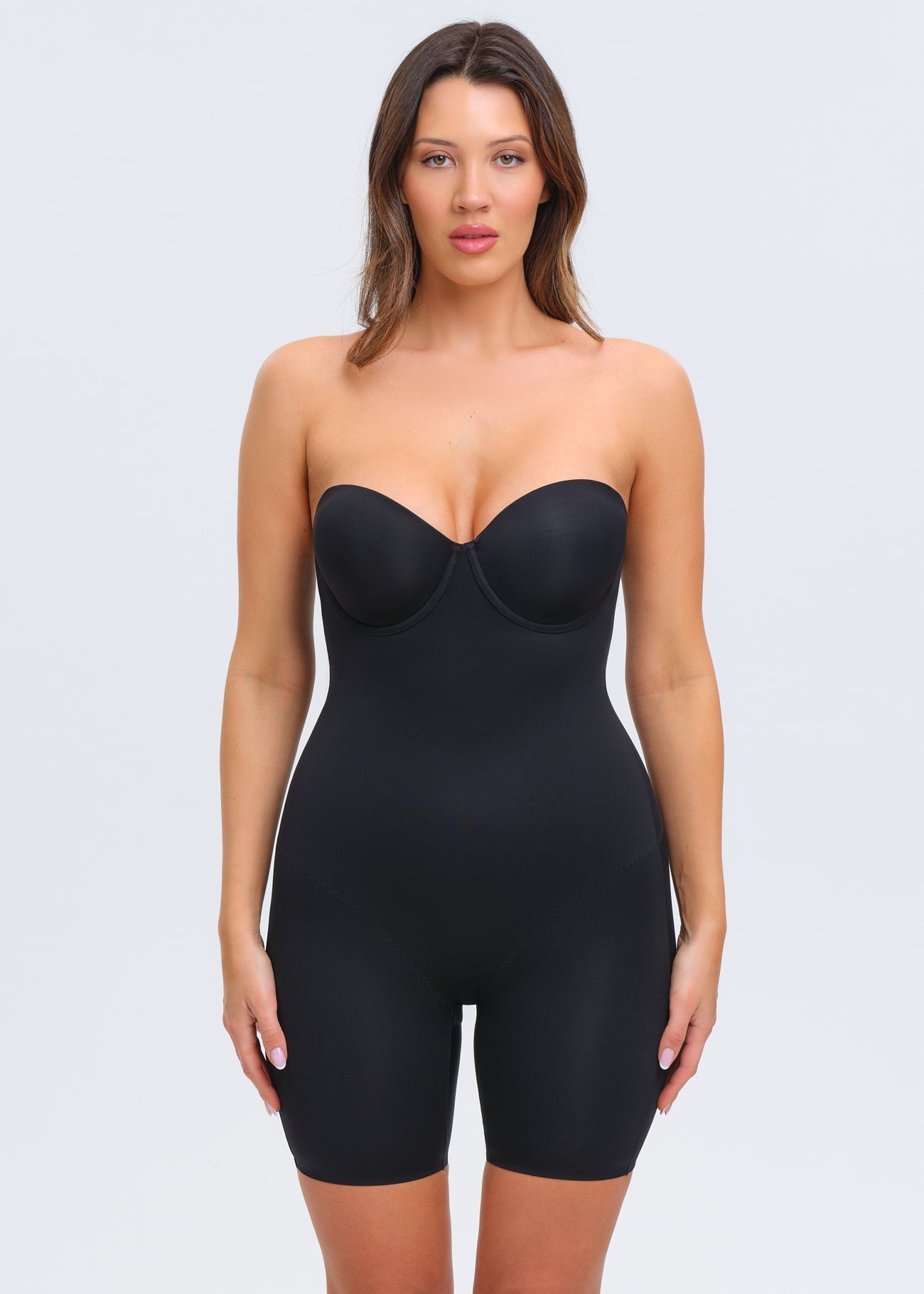 BraSculpt Strapless Bodysuit Shorts