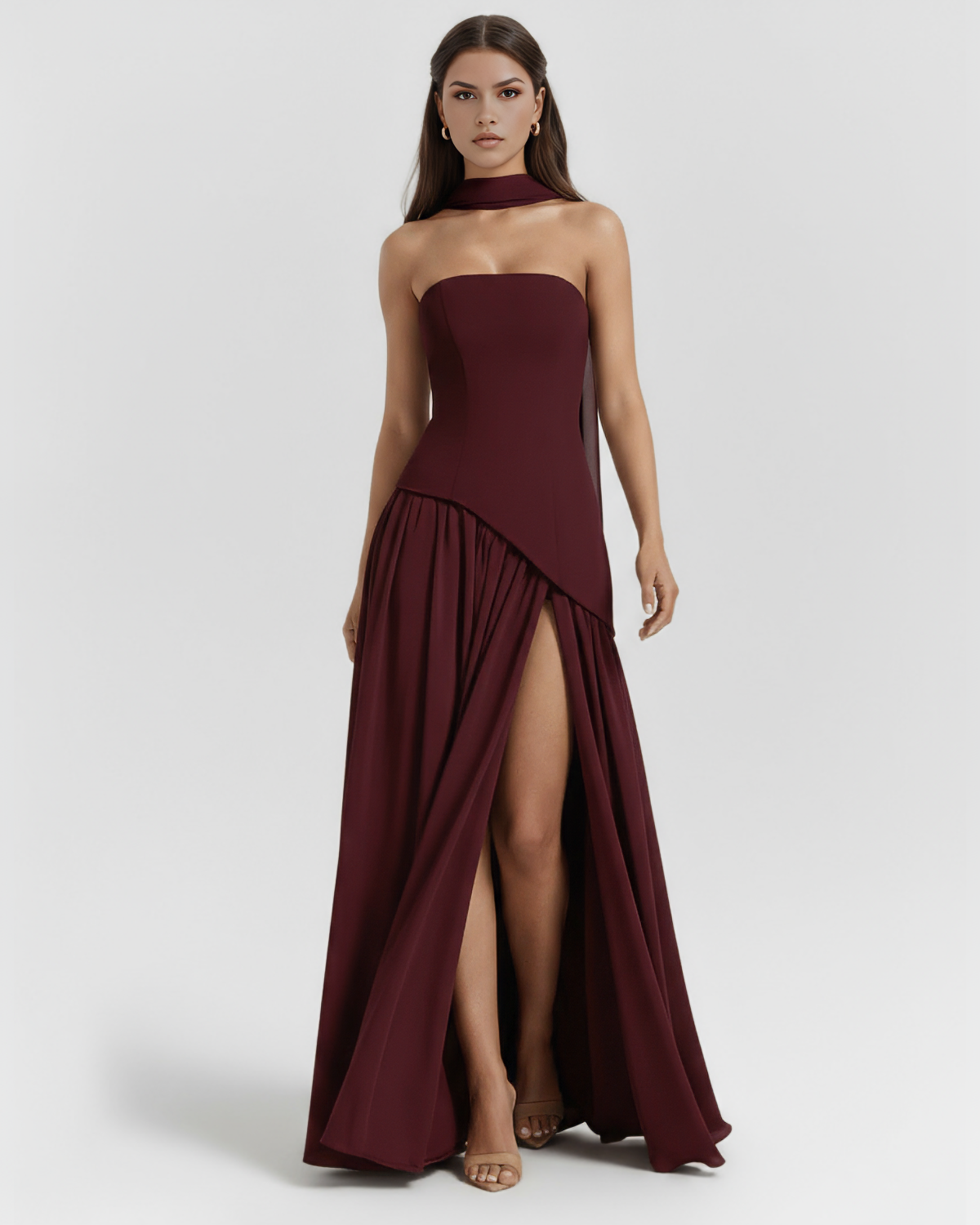 abella maxi dress Lace Pattern Long Dress