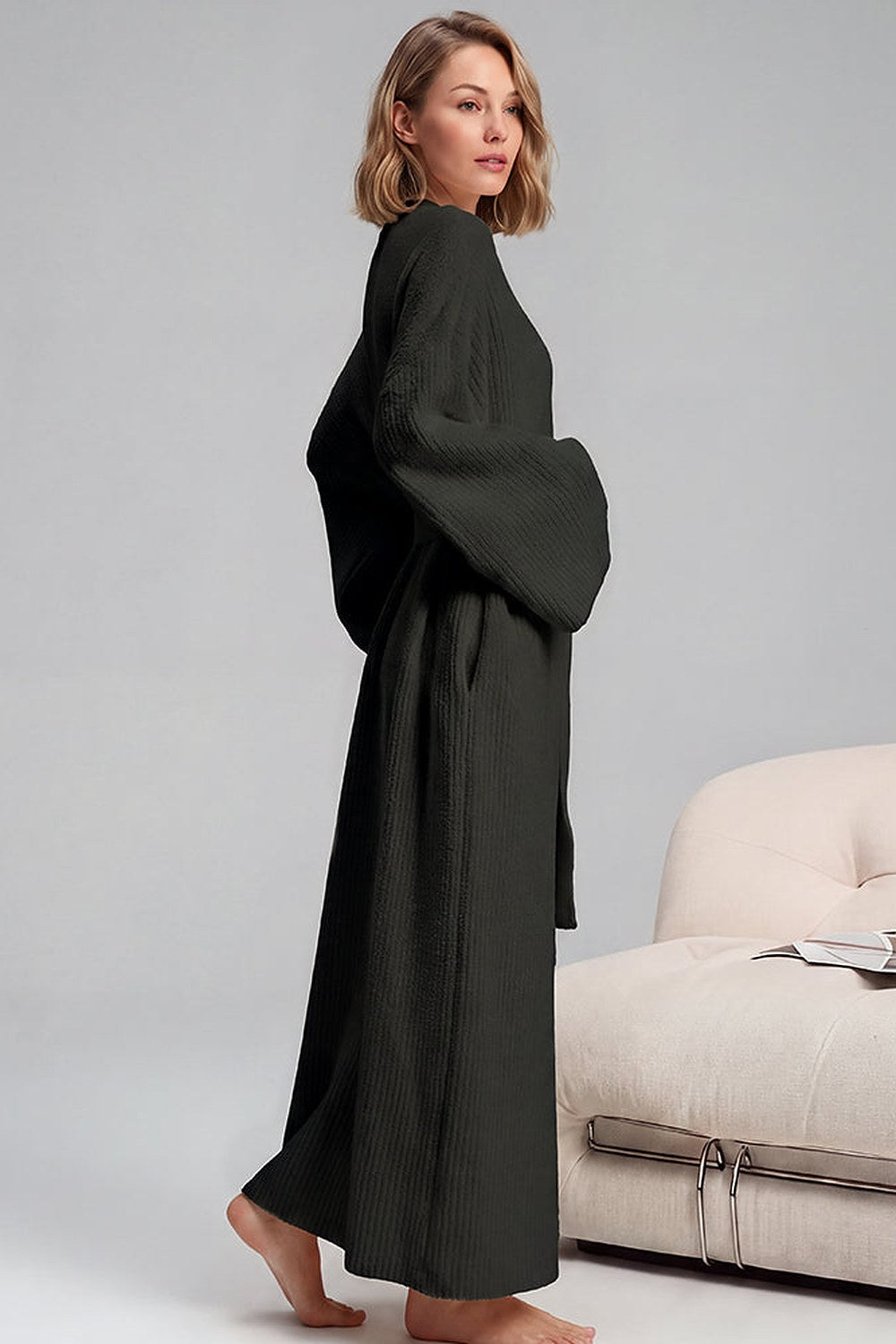 Noelle Cozy Plush Robe with Pockets