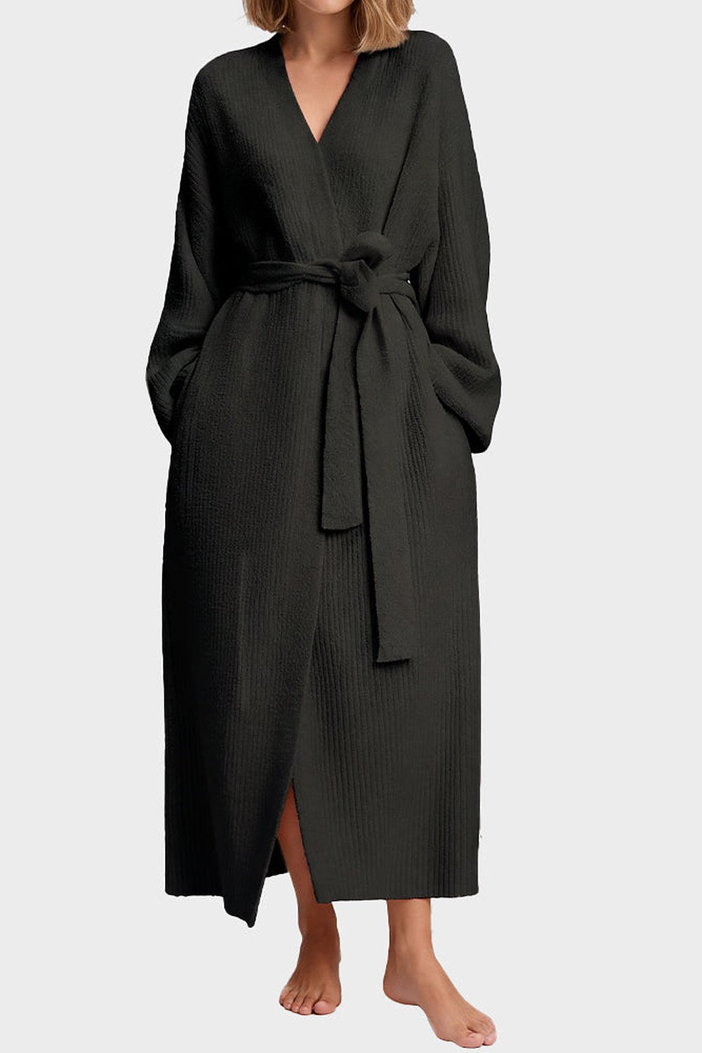 Noelle Cozy Plush Robe with Pockets