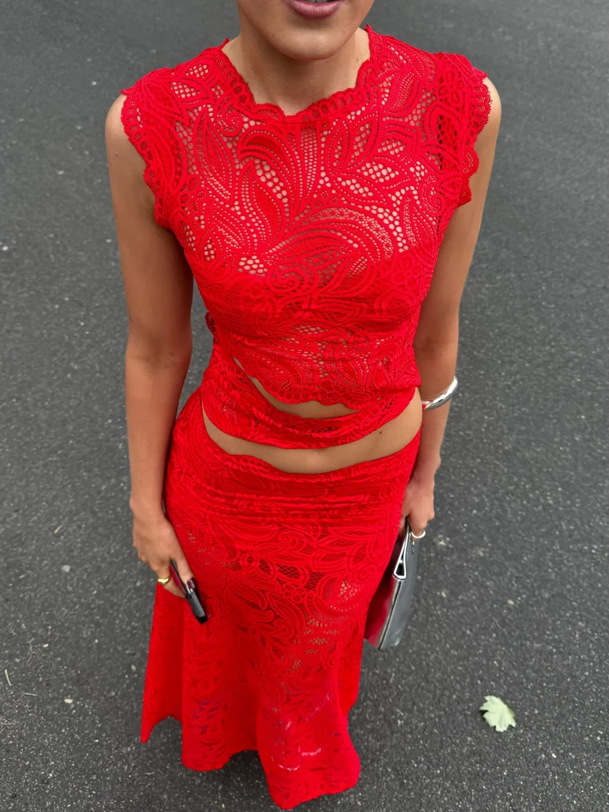 Roselle Lace Set