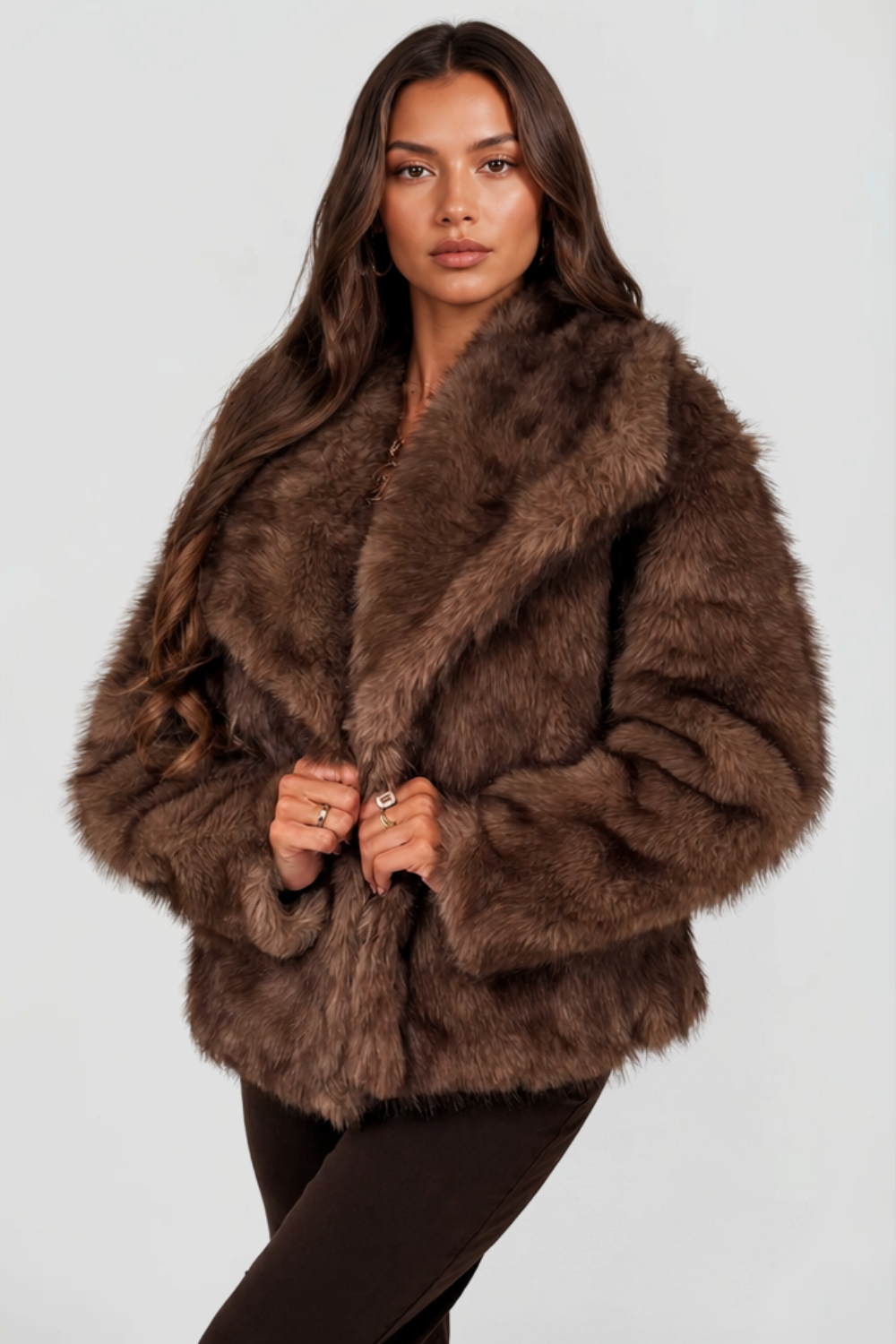 Selena Fur Coat