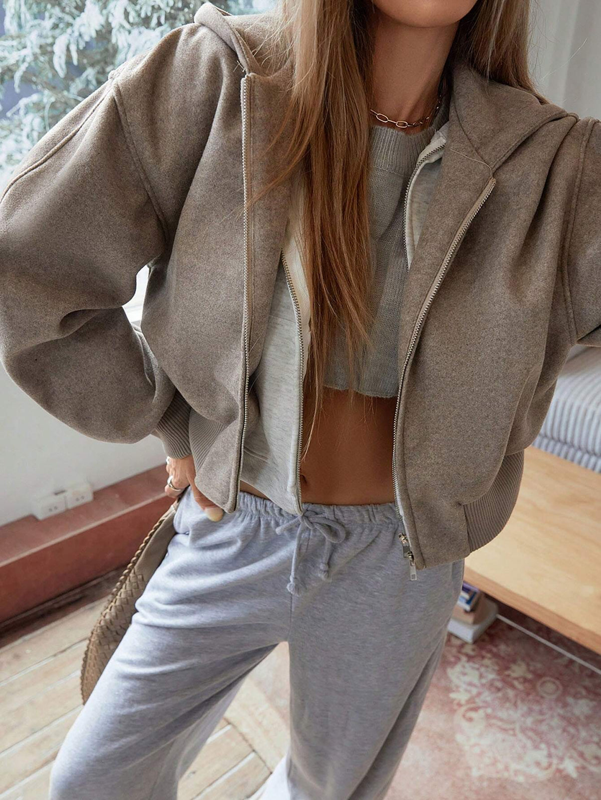 Alfie Hooded Vest Jacket