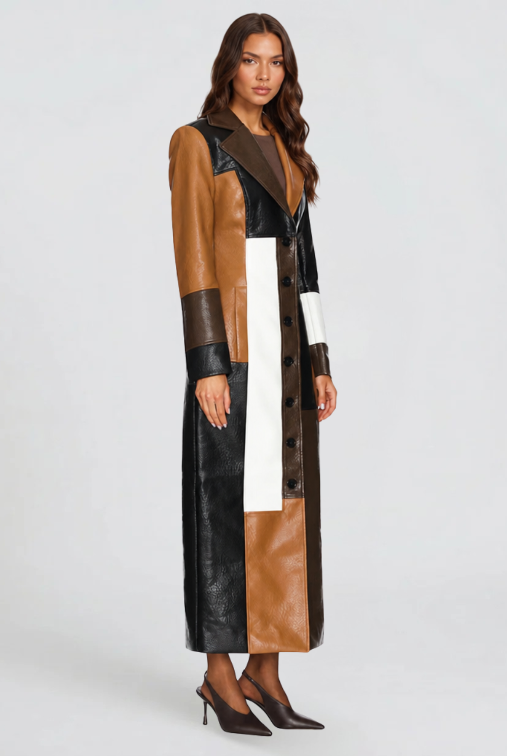 Rosaline Leather Coat