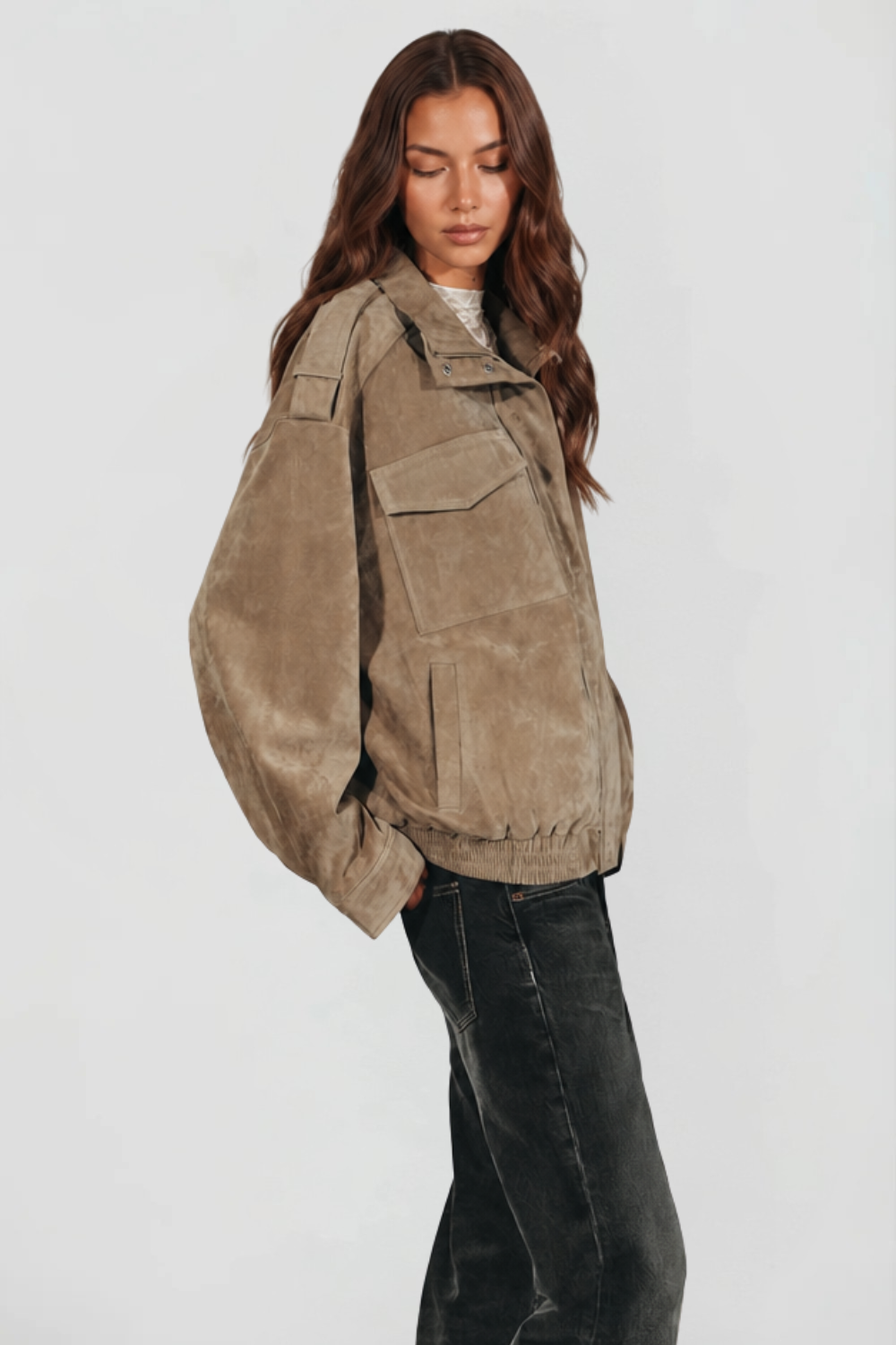 Alessa Suede Jacket