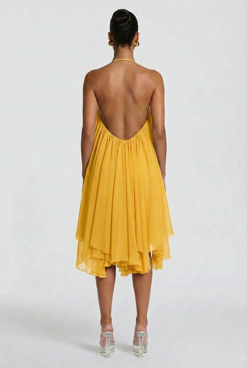 Solene Backless Mini Dress