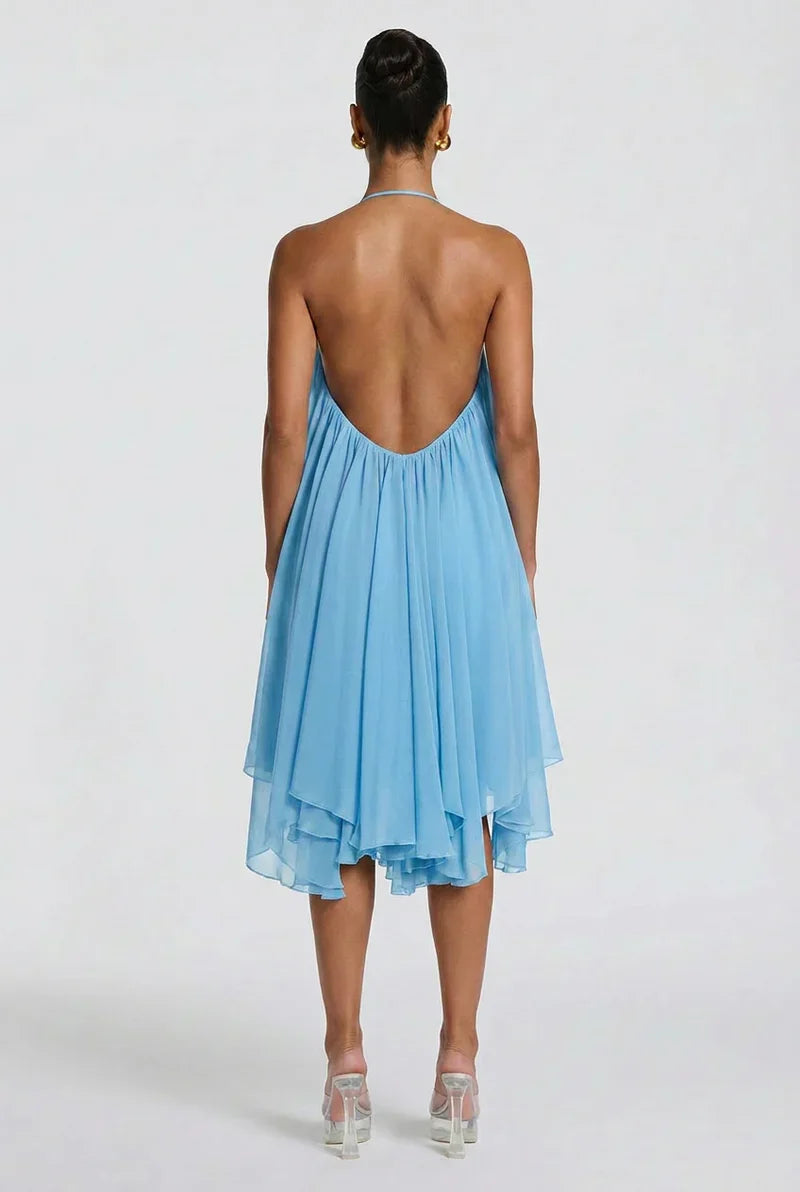 Solene Backless Mini Dress