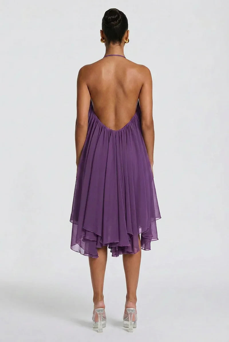 Solene Backless Mini Dress