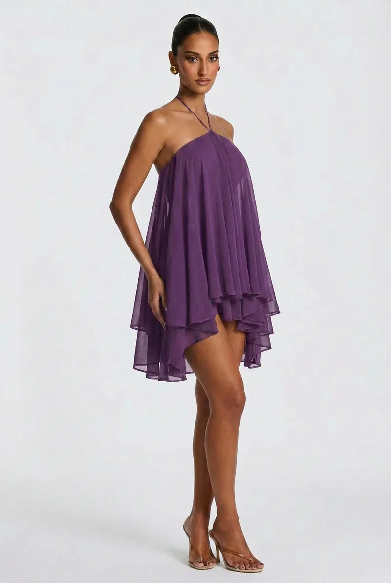 Solene Backless Mini Dress
