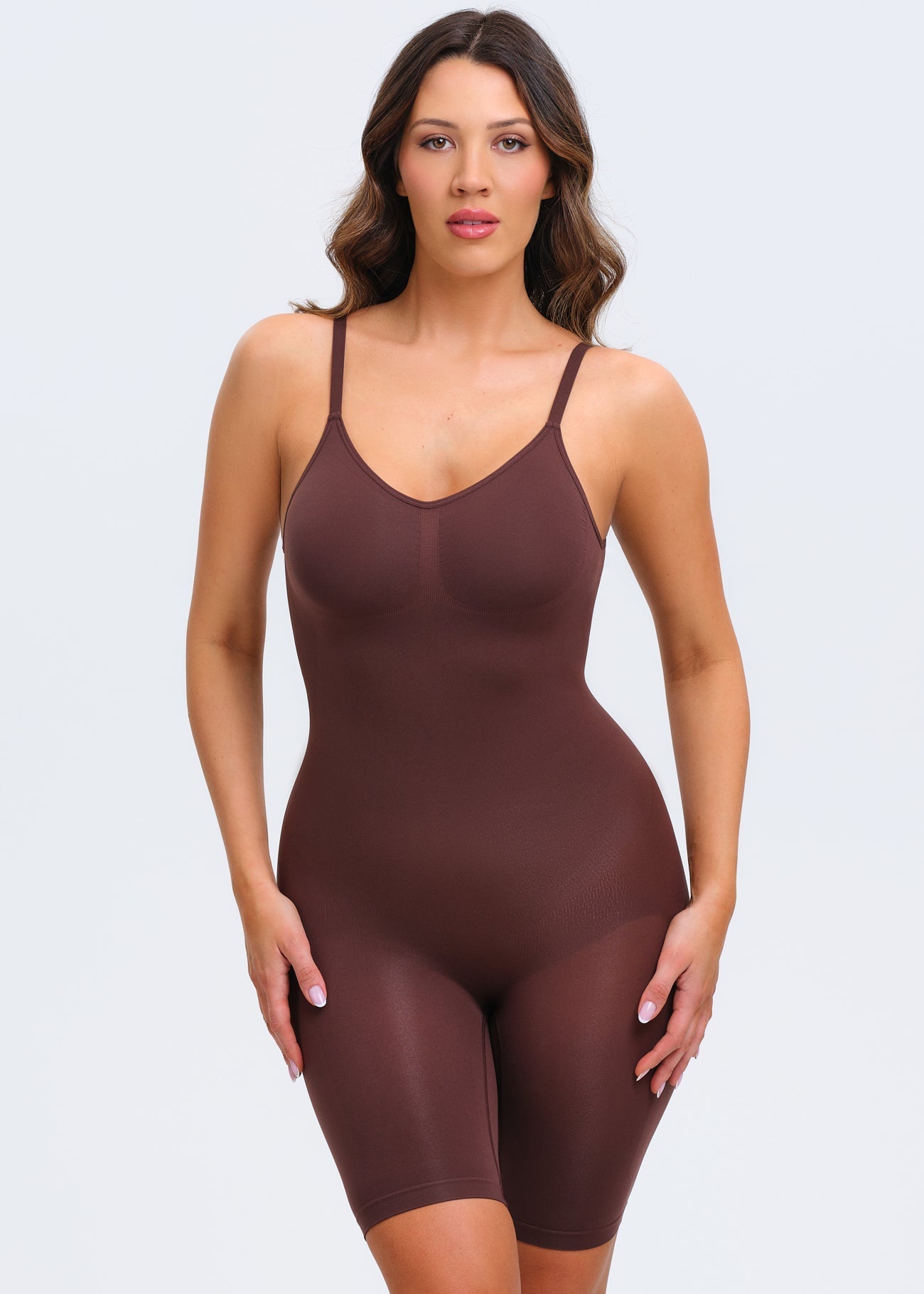 SmoothingSeamless Open-Back Bodysuit