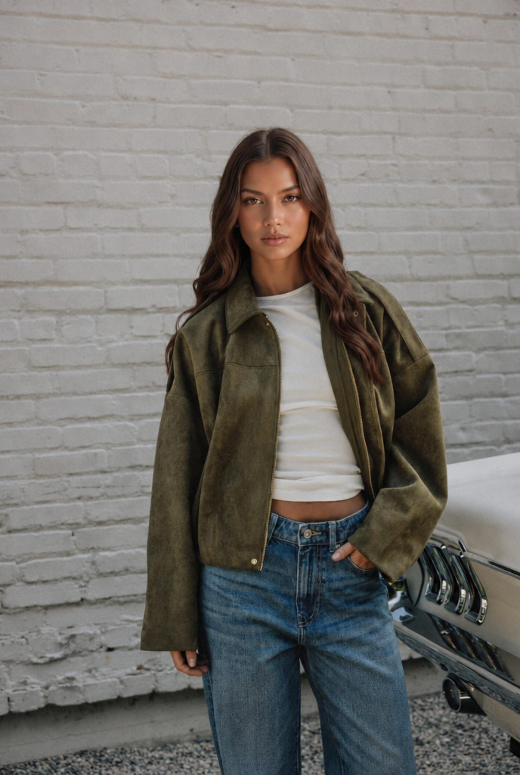 Elina Suede Jacket