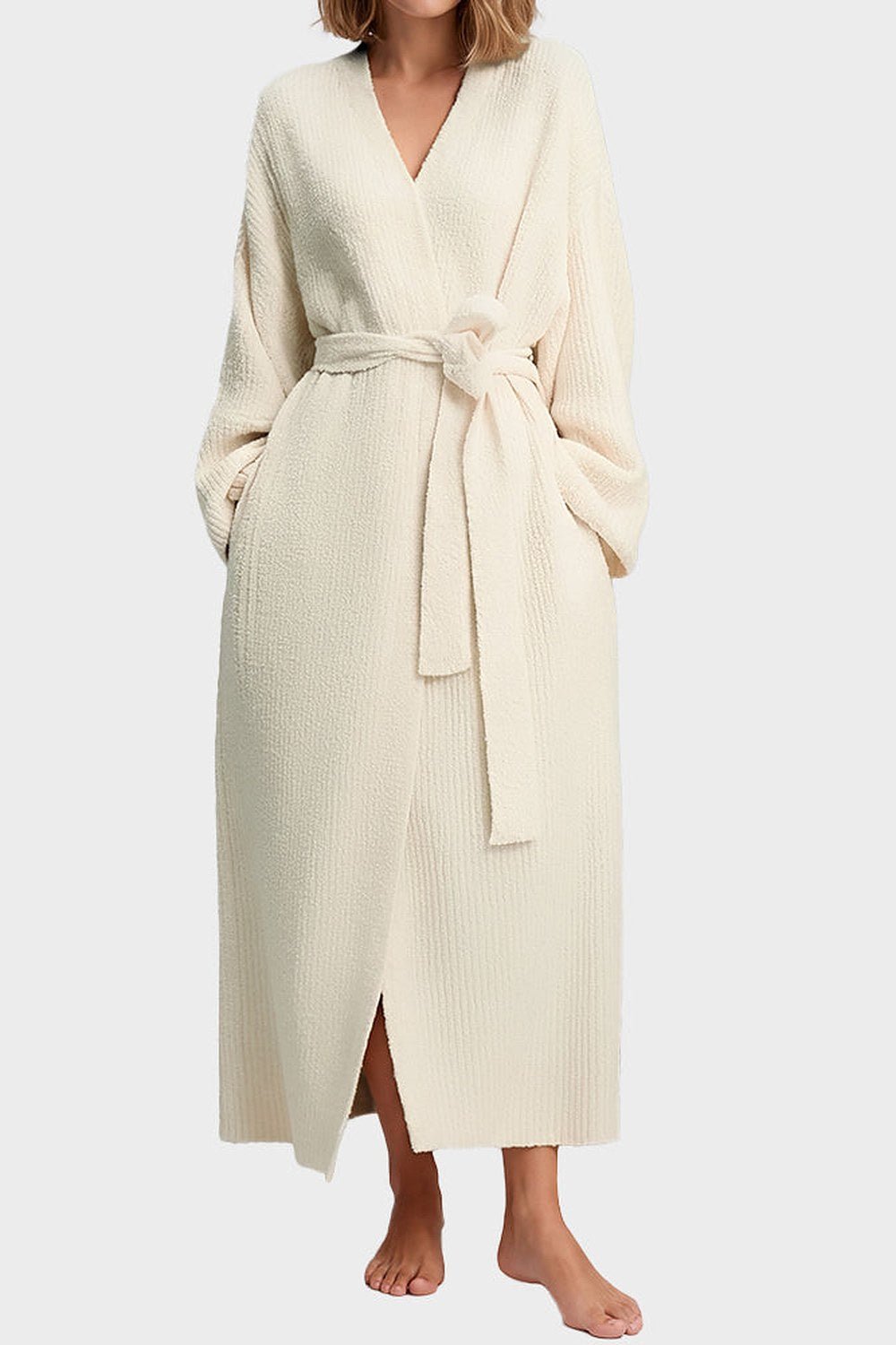 Noelle Cozy Plush Robe with Pockets