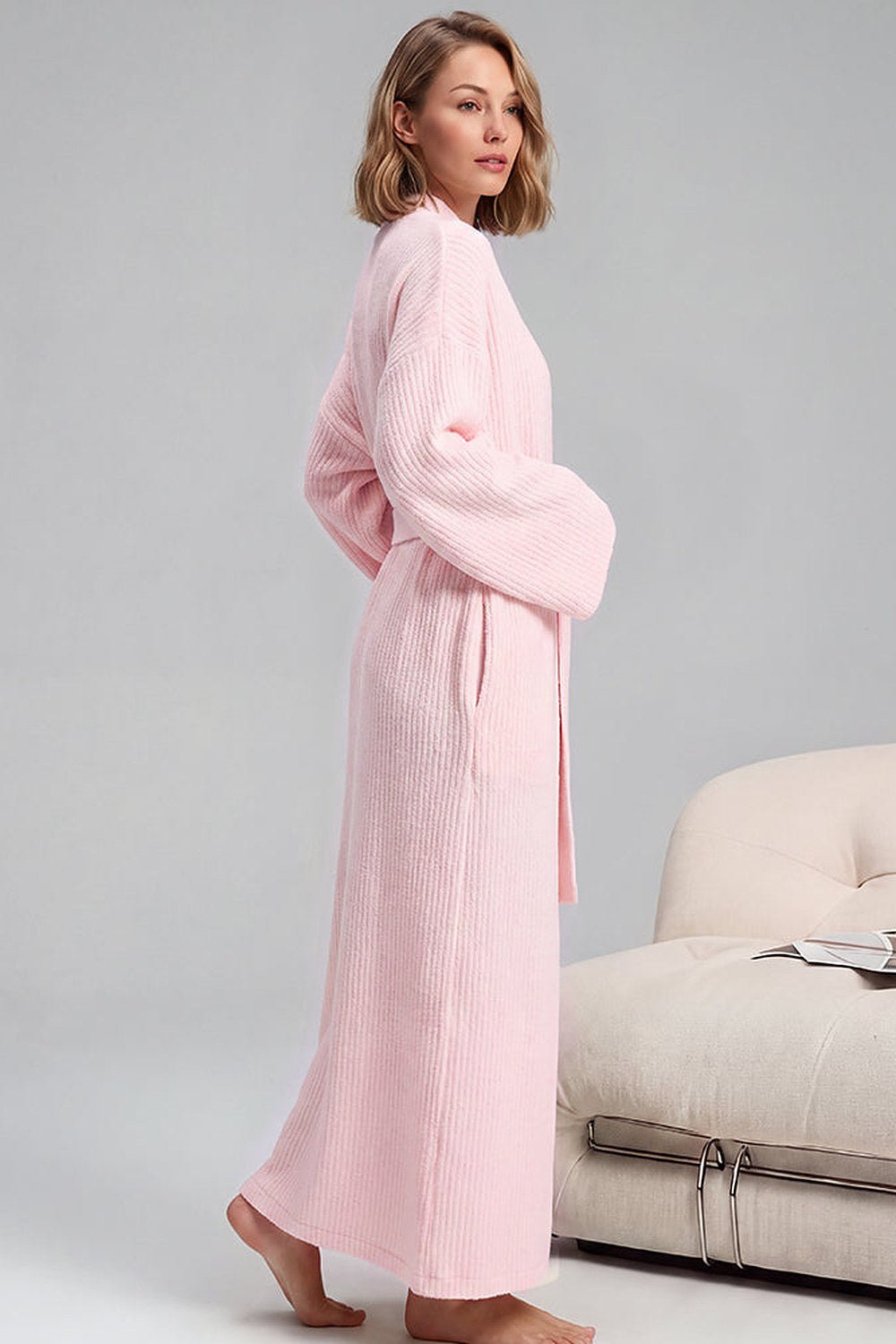Noelle Cozy Plush Robe with Pockets